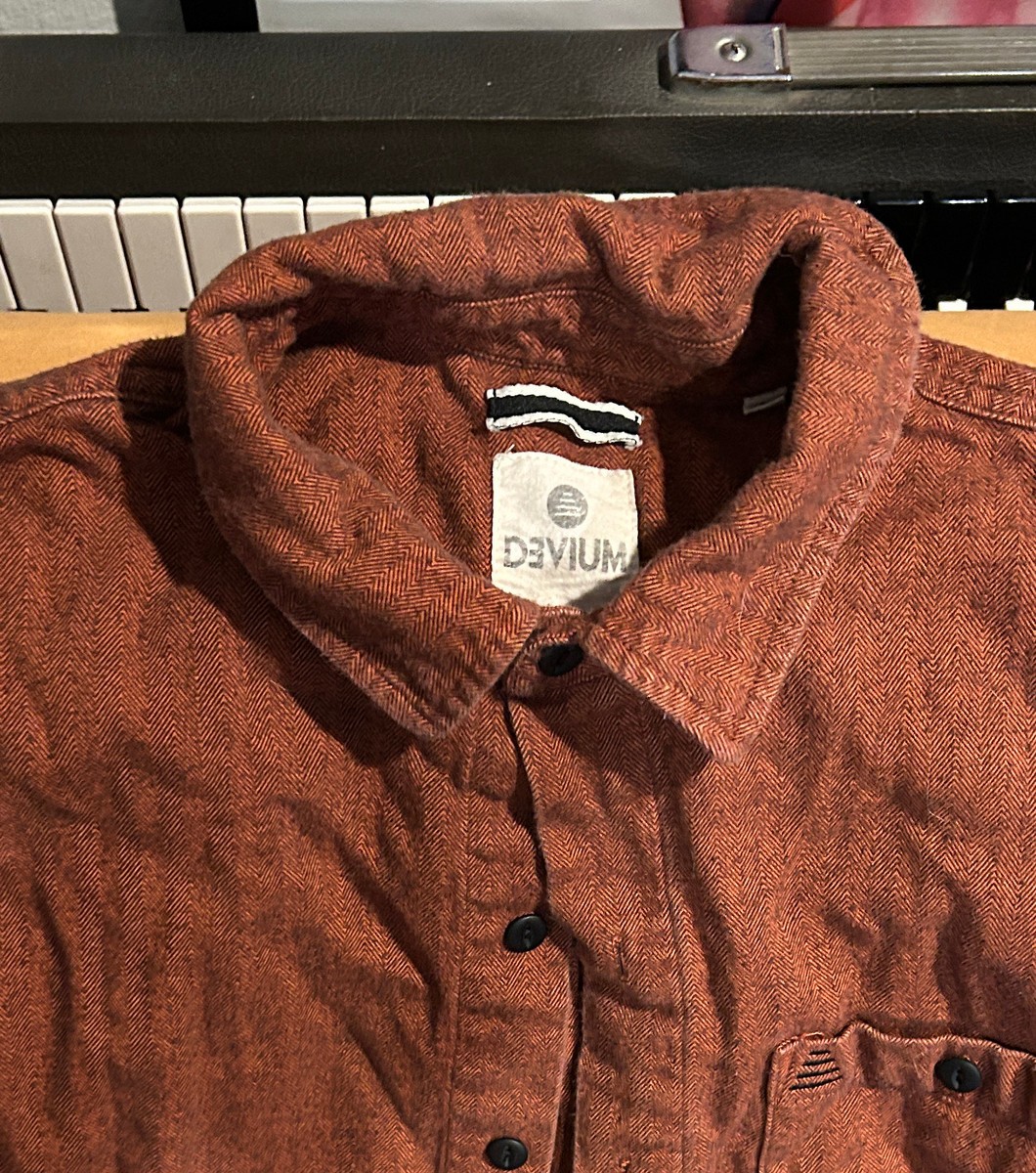 Devium Herringbone Flannel Shirt - image 1