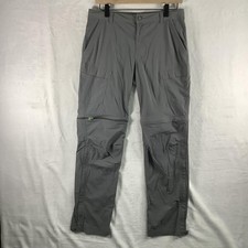 REI Co-op Pants Youth XL 18 Gray Convertible Hiking Cargo Khakis Pockets