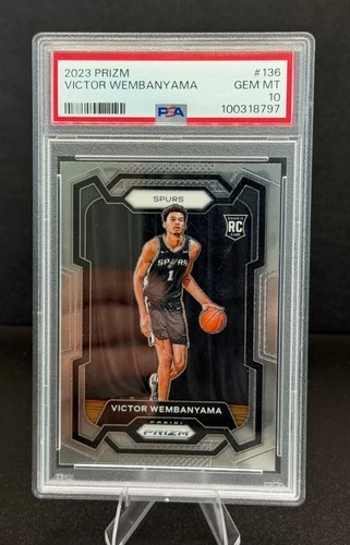 2023-24 Panini Prizm Victor Wembanyama #136 PSA 10 Gem Mint 🔥 🔥 🔥
