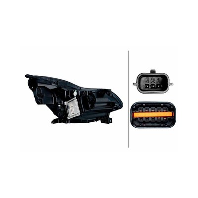 HELLA Hauptscheinwerfer 1LX 013 930-631 für RENAULT, links