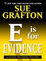 E IS FOR EVIDENCE (THORNDIKE FAMOUS AUTHORS) By Sue Grafton - Hardcover *VG+*