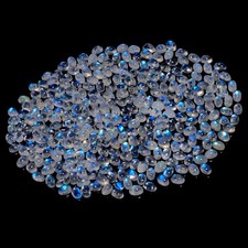 Natural Rainbow Moonstone Oval Shape Cabochon Gemstone Lot 10 Ct. 5X3X2mm UGL-38