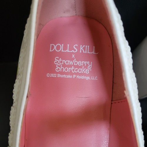 Muñecas Kill X Strawberry Shortcake Spunky Cutie Mary Jane Tacones de Plataforma Talla 11 - Imagen 5 de 12