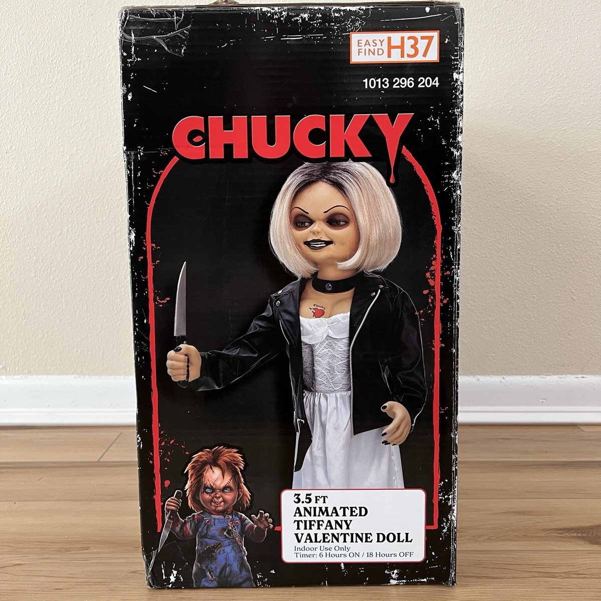 3.5 ft ANIMATED TIFFANY VALENTINE DOLL HALLOWEEN ANIMATRONIC