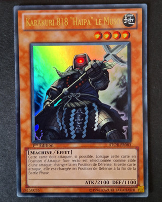 Karakuri 818 Haipa Die Musen STOR-FR083 YuGiOh! Karten UR 1. Französische Ausgabe