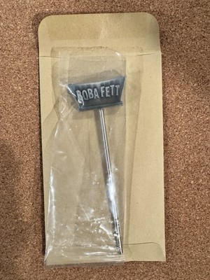SHAG x Geeki Tiki Star Wars Boba Fett Metal Swizzle Only Rare