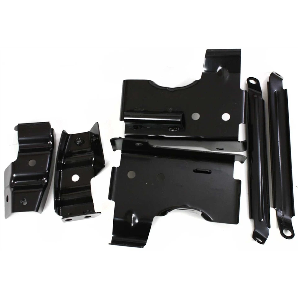 Bumper Kit For 2003-2006 GMC Sierra 1500 With Mounting Brackets Steel Front - Image 3 of 4