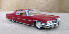 Greenlight 1973 Cadillac Coupe DeVille Lowrider 1:64 Diecast w/Rubber Tires