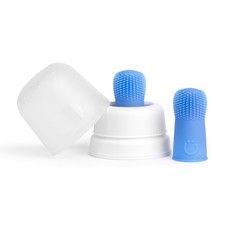 Ubbi Baby Silicone Finger Toothbrush with Storage Case, Food-Grade