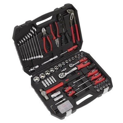 Sealey AK7400 1/4'''' 1/2'''' Mechaniker Werkzeug Kit 100-teiliges Set
