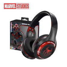 Spider-Man Avengers Wireless Bluetooth 5.0 Headphones Over-Ear Headset Gift Set