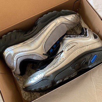 Reebok x Black Eye Patch Sneakers Shoes DMX II Custom Silver Black 