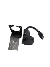 4-Way Flat to 7 Pin Trailer Plug Adapter Power Connector Bracket for RV Campers