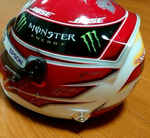 BELL 1/2 Scale Helmet Lewis Hamilton Used F1 2019 Mercedes PETRONA Champion Year - Bild 3 von 5
