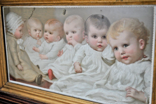 Firma "Premio Prang Babies" di Ida Waugh, stampa fine 1800 - Foto 4 di 9