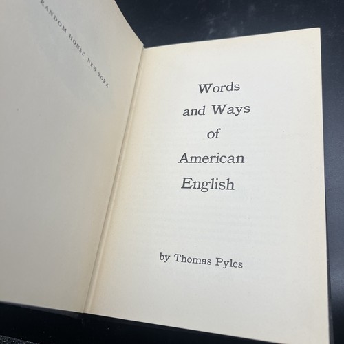 Wörter und Wege des amerikanischen Englisch von Thomas Pyles 1952 - Bild 3 von 5