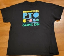 Pac-Man Arcade Retro Video Game Black Medium T-Shirt Tee Game On Vintage quirky 