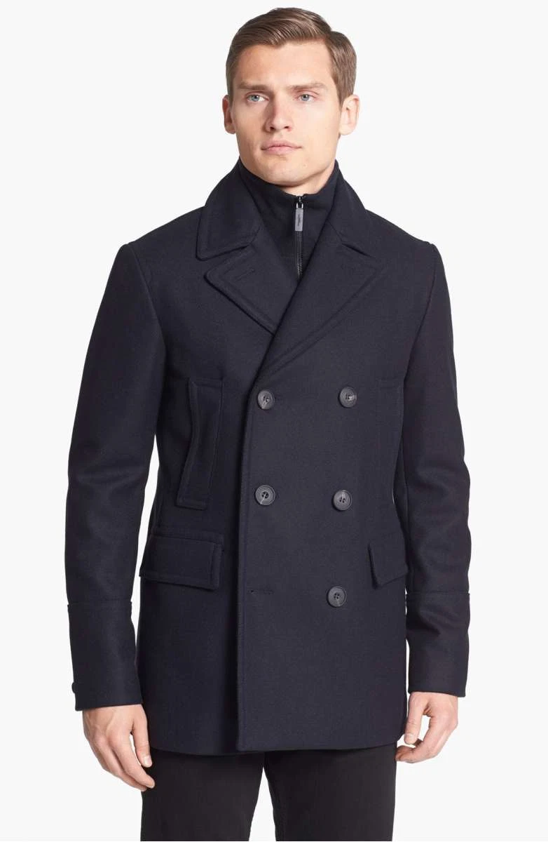 NWT BURBERRY LONDON MENS CASHMERE WOOL PEACOAT JACKET COAT SZ US 42 EU 52 |  eBay