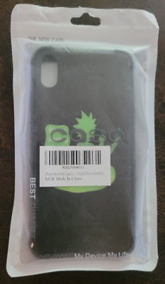 Iphone XS Max Case Black & Green Peace Among Worlds Flipping In The Acid Vat