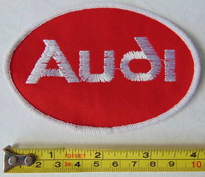 Vintage 1990er Jahre zum Aufnähen bestickt Stoff Patch Abzeichen KFZ Autofahren unbenutzt