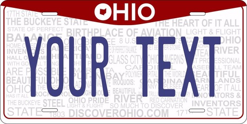 50 States Any Text Personalize Vehicle Car Auto OR Motorcycle License Plate Tag - Picture 39 of 87