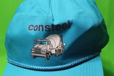 Consteel Hat Cap Adjustable Construction  cement trucker advertising