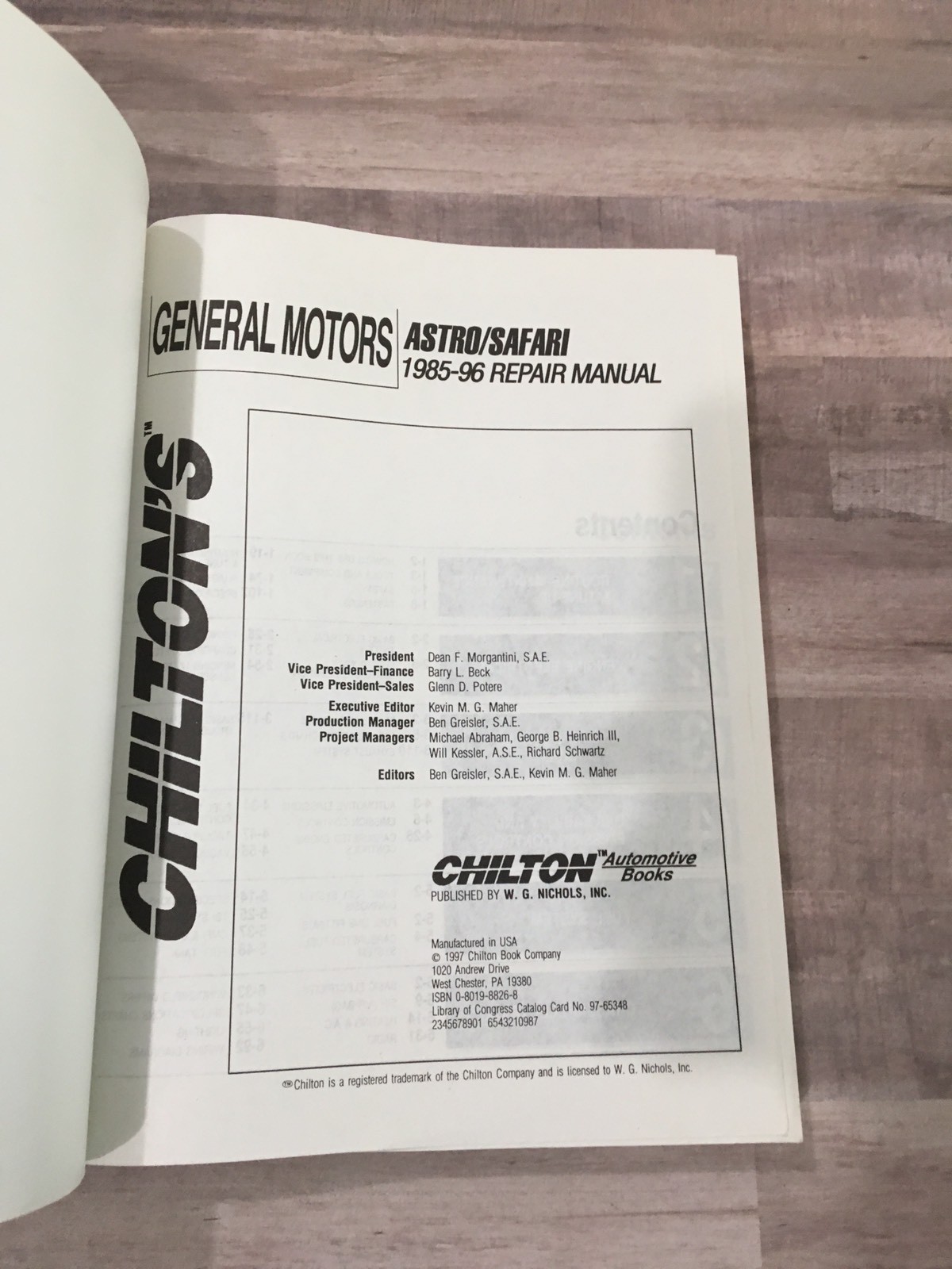 Chilton General Motors Astro Safari 1985-1996 Auto Repair Manual 8056 | eBay