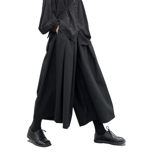 Damen Street Style lockere Hose weites Bein japanische Freizeithose Rock Hose - Bild 6 von 13
