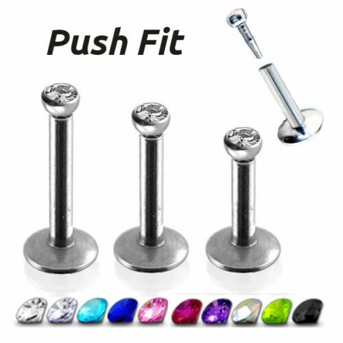 Body piercing trago in acciaio