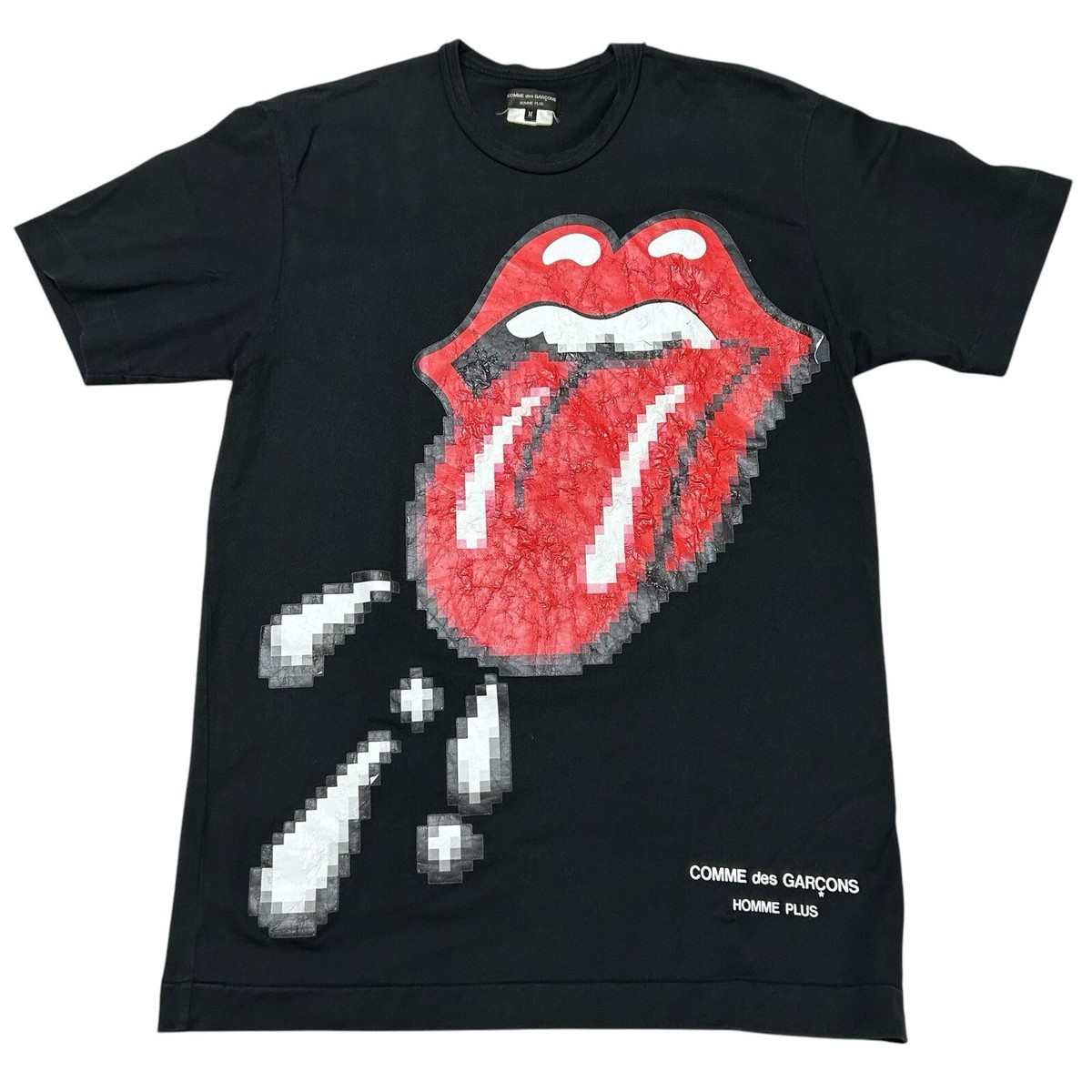 203 comme des garcons homme plus rolling stones band T shirt 