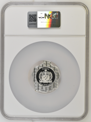 2024 Samoa 1 oz Silver $5 Willy Wonka Shaped Coin NGC PF 69 Ultra