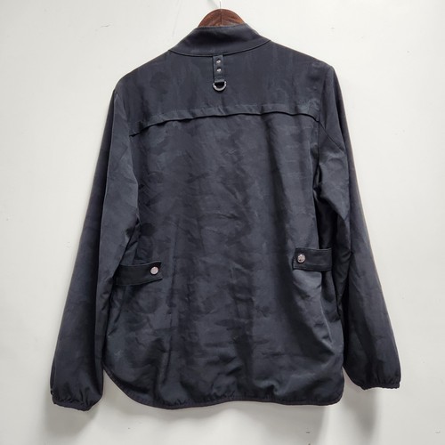 Healing Hands Destini Full Zip Jacket Size L Black Camo - Picture 2 of 13