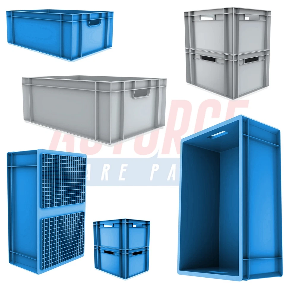 Euro Stapel Industrie Kunststoff Lagerboxen - Schwerlast Container Kiste Box - Bild 2 von 2