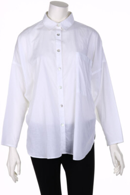Study NY Shirt Blouse Batwing Sleeves M white NEW