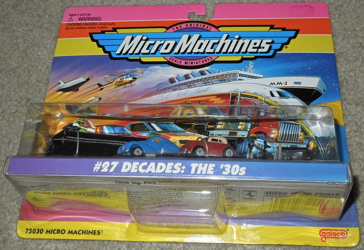 1996 Galoob Micro Machines #27 Decades: The 30's Set, MOC