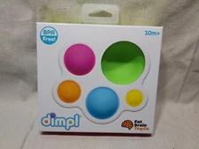 Dimpl Soft Silicone Fidget Toy Kids Fidget Dimple Stress Relief Hand Toys (A4)