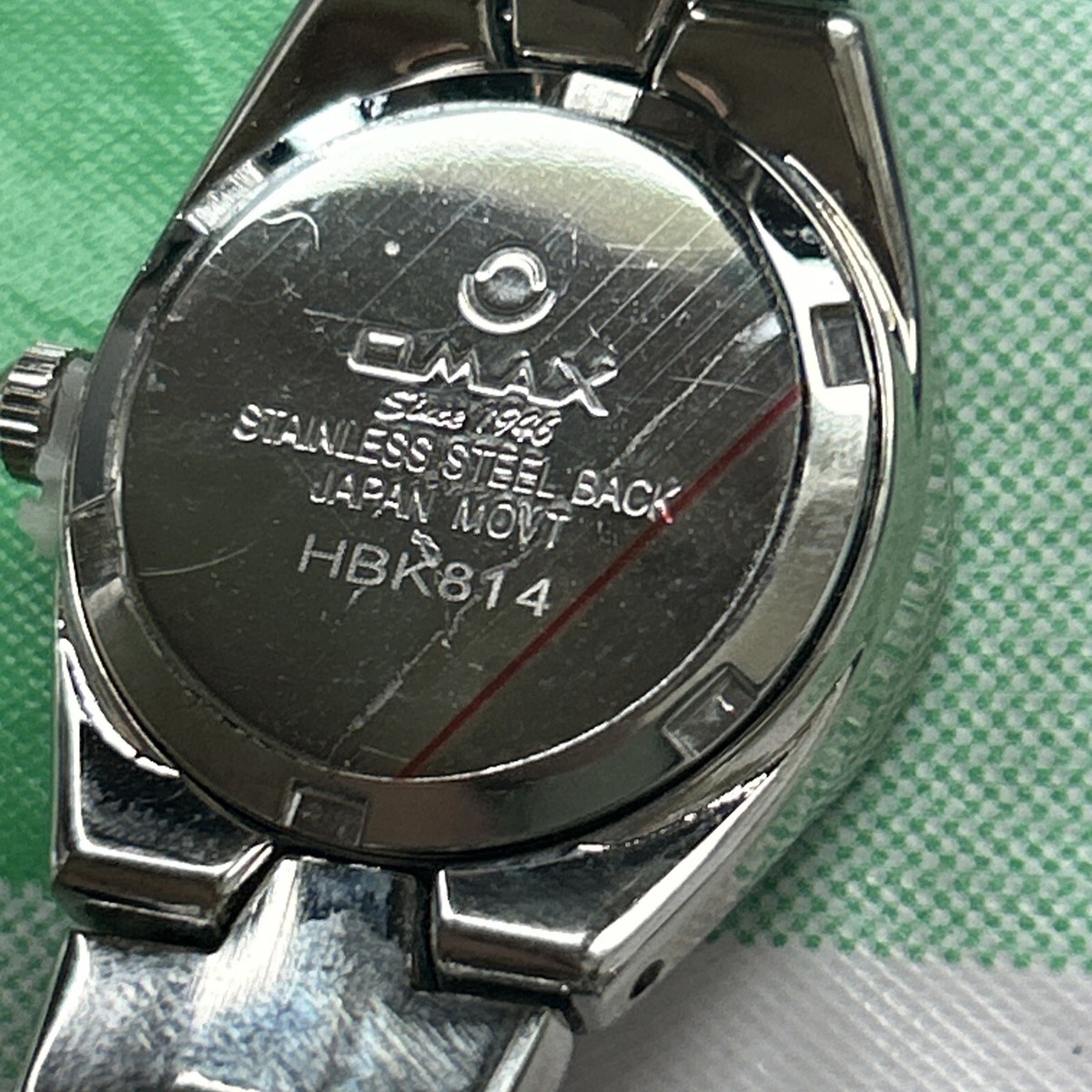 Omax Silver Tone Black Dial WR Women's Quartz Watch | eBay
