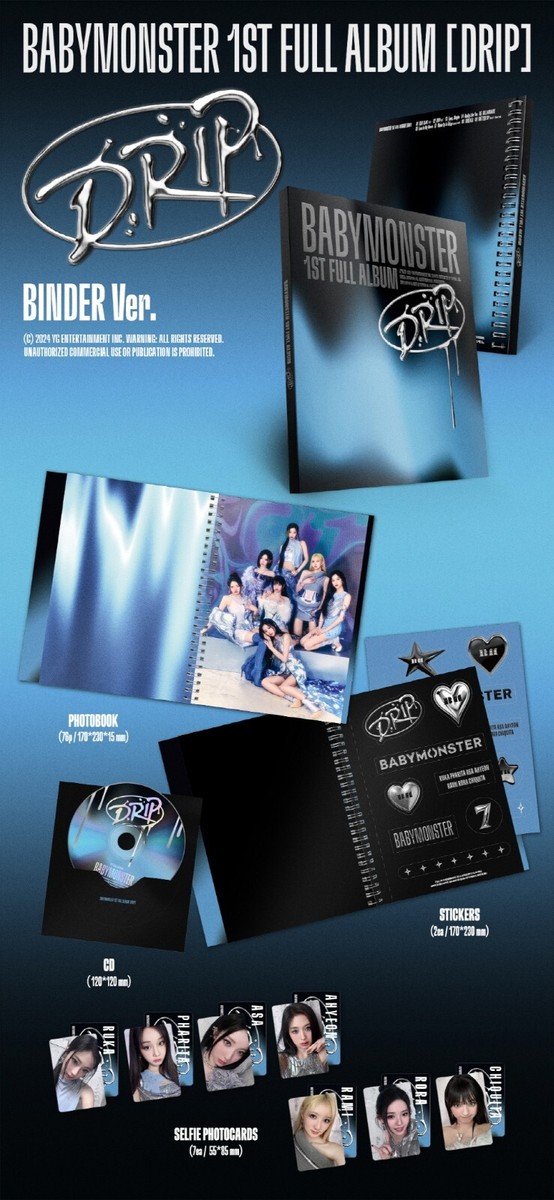 babymonster drip サイン入り　チキータ　ベビモン BINDER CD) BABYMONSTER - DRIP - (Binder Ver.) + Store Gift Photos | eBay