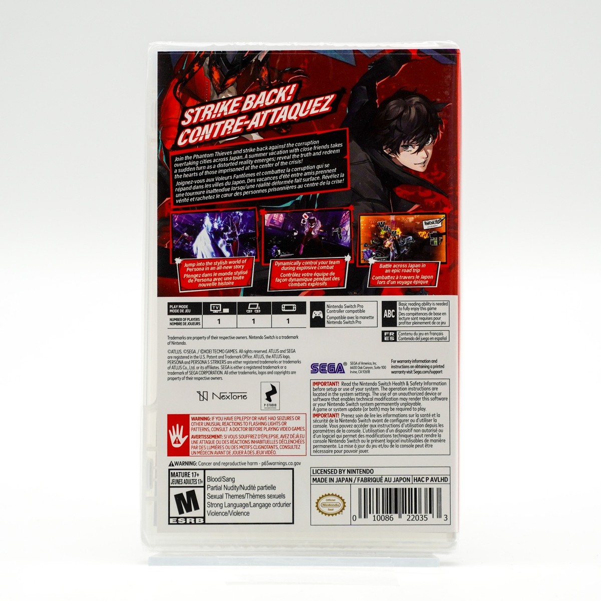 Nintendo Switch p5s Nintendo Switch P5S Persona 5 Strikers Role Playing Video