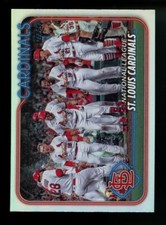 2024 Topps Series 2 St. Louis Cardinals Team Card Rainbow Foil #490