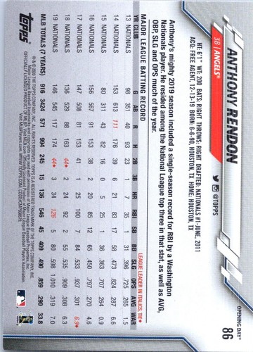 2020 Topps Series 1 - Picture 7 of 35