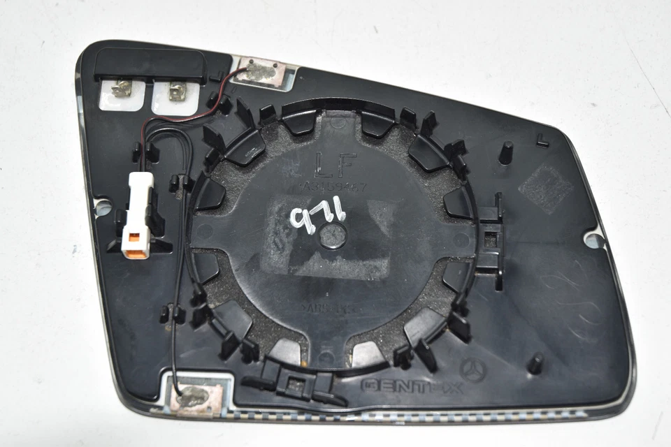 💎 2010-2012 Mercedes GLK350 Left Driver Side Mirror Glass Heated Auto Dim OEM - Image 2 of 4