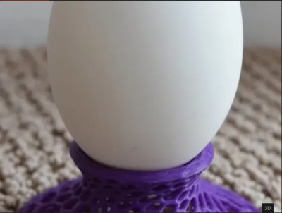 Mesh Style Easter Egg Holder | Easter Egg Painting