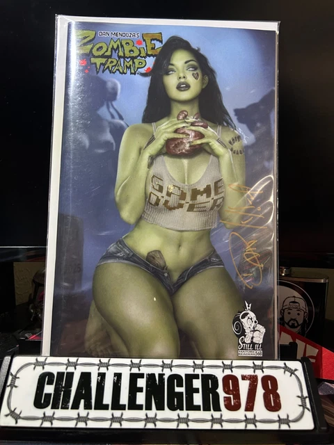 Zombie Tramp #56 SHIKARII Trade-Dress - Dan Mendoza SIGNED w/ COA 