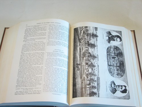 History Berrien & Van Buren Counties Michigan MI 1880 reprint genealogy - Imagen 5 de 6