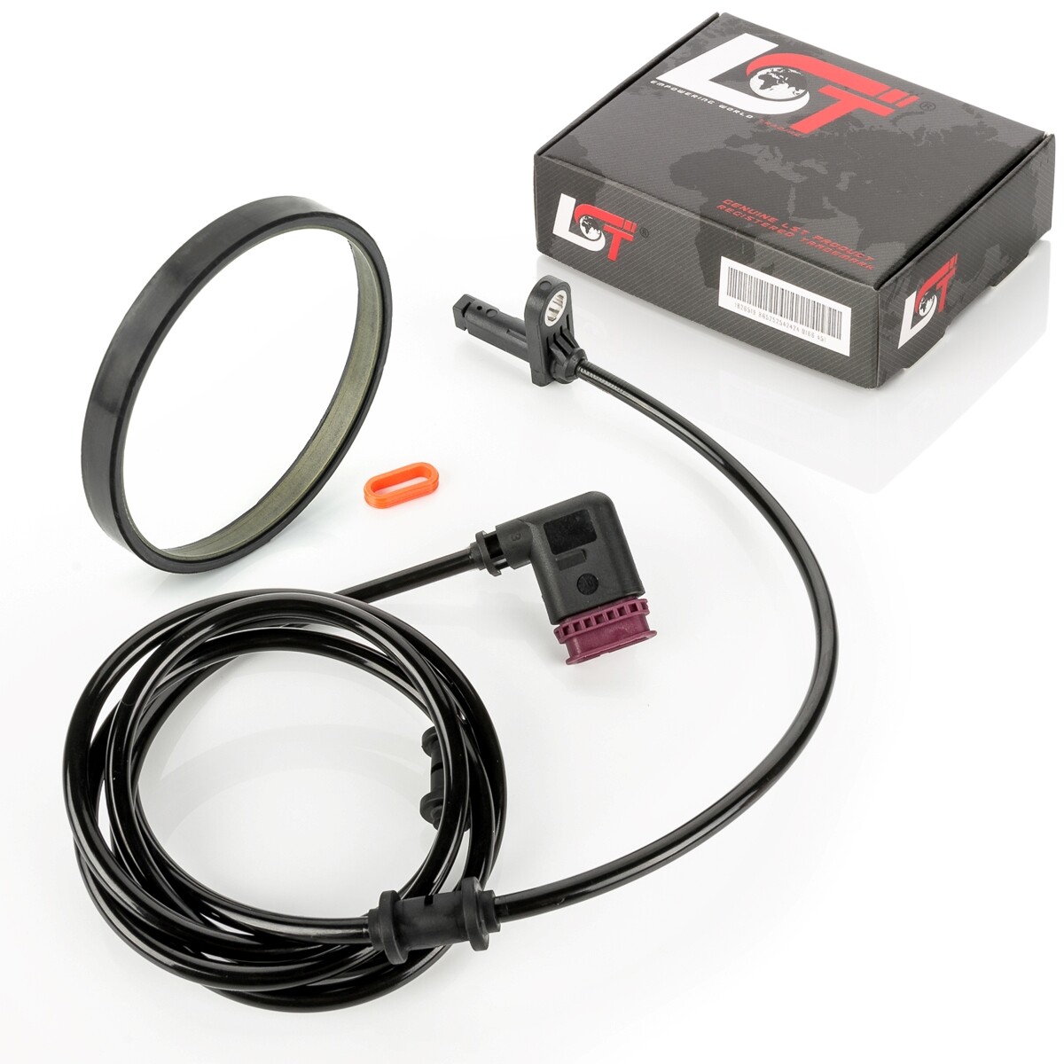 Abs Sensor and Abs Ring Set Rear Speed Sensor 96 Pole for Mercedes E-Class