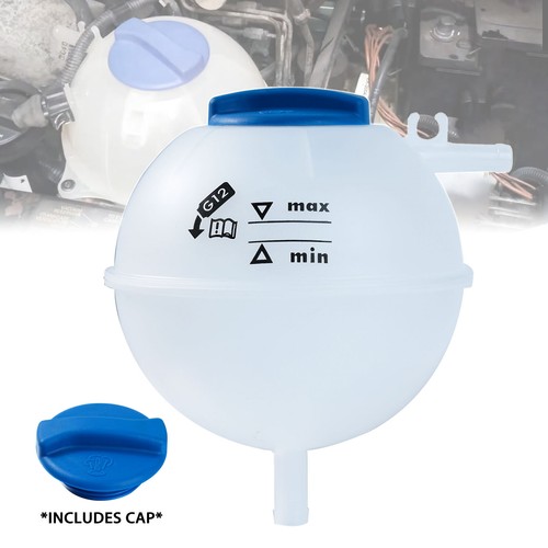 EXPANSION HEADER TANK COOLANT RESERVOIR + CAP FOR VW T4 TRANSPORTER 90-03 - Picture 3 of 6