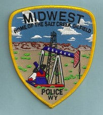 MIDWEST WYOMING POLICE SHOULDER PATCH