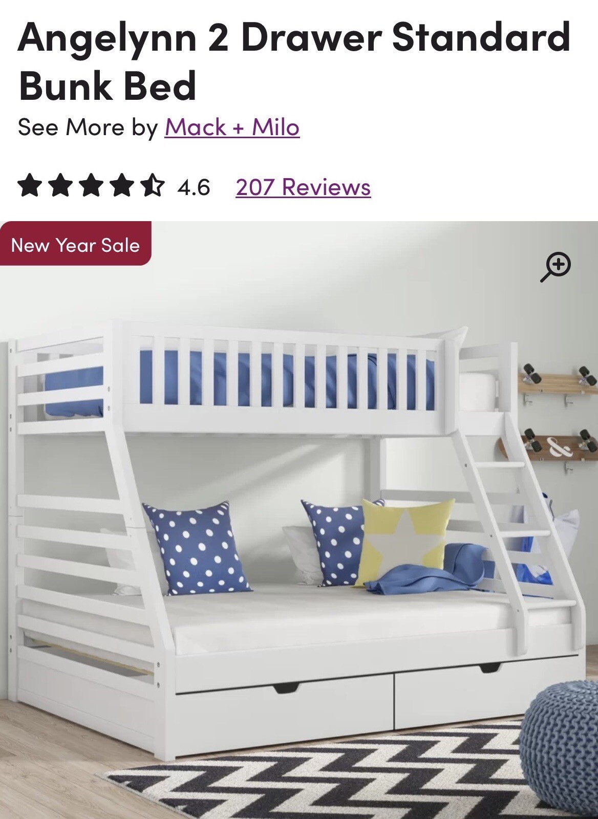 Mayfair Angelynn Bunk Bed With Drawers eBay