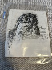 Vintage original tattoo art -9 x7 1/2 - 2